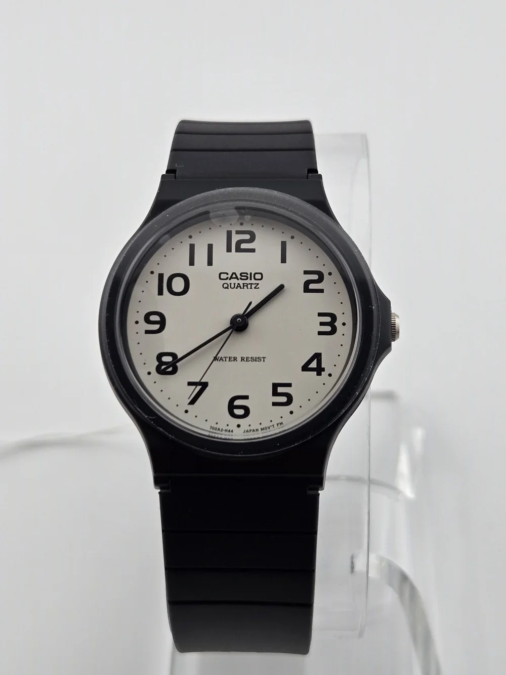 Casio MQ-24 Unisex Quartz Watch Black Resin Strap 34mm New 1330 Movement